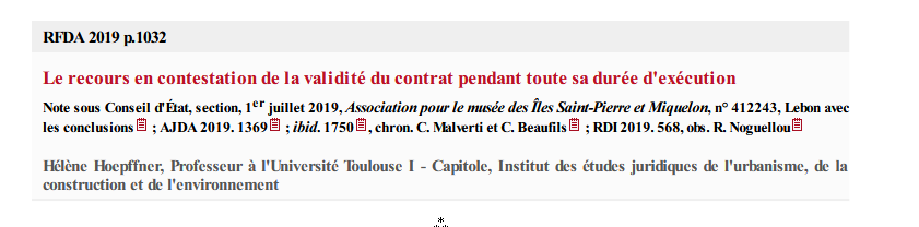 Le recours en contestation de la validité du contrat pendant toute sa durée d'exécution