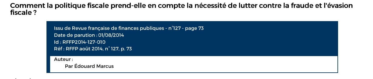 Comment la politique fiscale prend-elle en compte la nécessité de lutter contre la fraude et l'évasion Comment la politique fiscale prend-elle en compte la nécessité de lutter contre la fraude et l'évasion fiscale ? fiscale ?