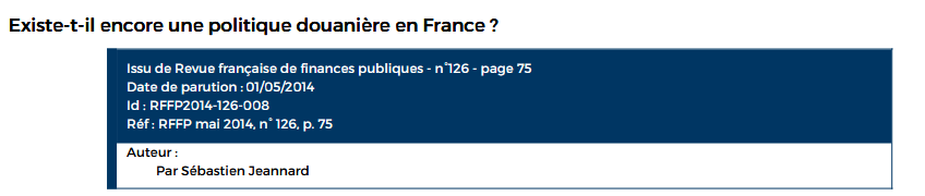 Existe-t-il encore une politique douanière en France ?