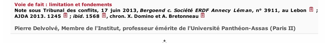 Voie de fait : limitation et fondements