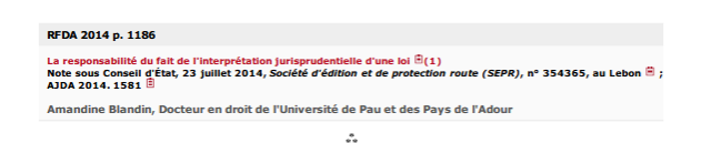 La responsabilité du fait de l'interprétation jurisprudentielle d'une loi