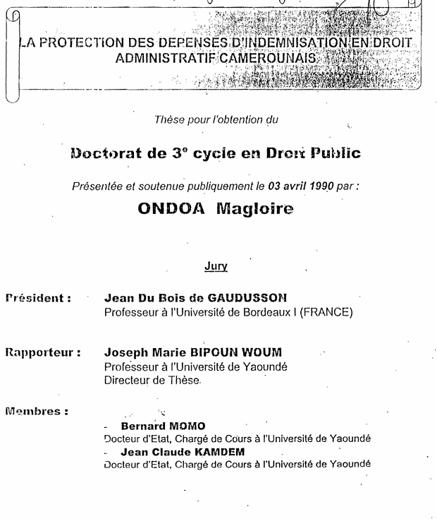 La protection des dépenses d’indemnisation en droit administratif camerounais