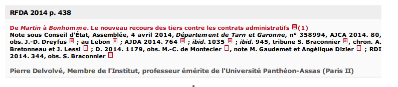 De Martin à Bonhomme. Le nouveau recours des tiers contre les contrats administratifs