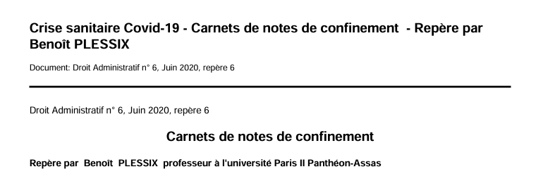 Crise sanitaire Covid-19 - Carnets de notes de confinement